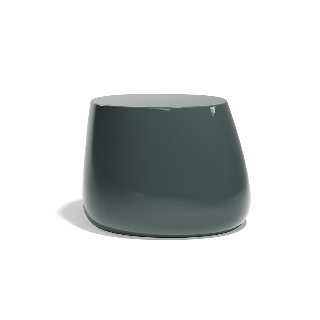 25 Vondom Stone Low Table Stefano Giovannoni 55031F Green Lacquered 