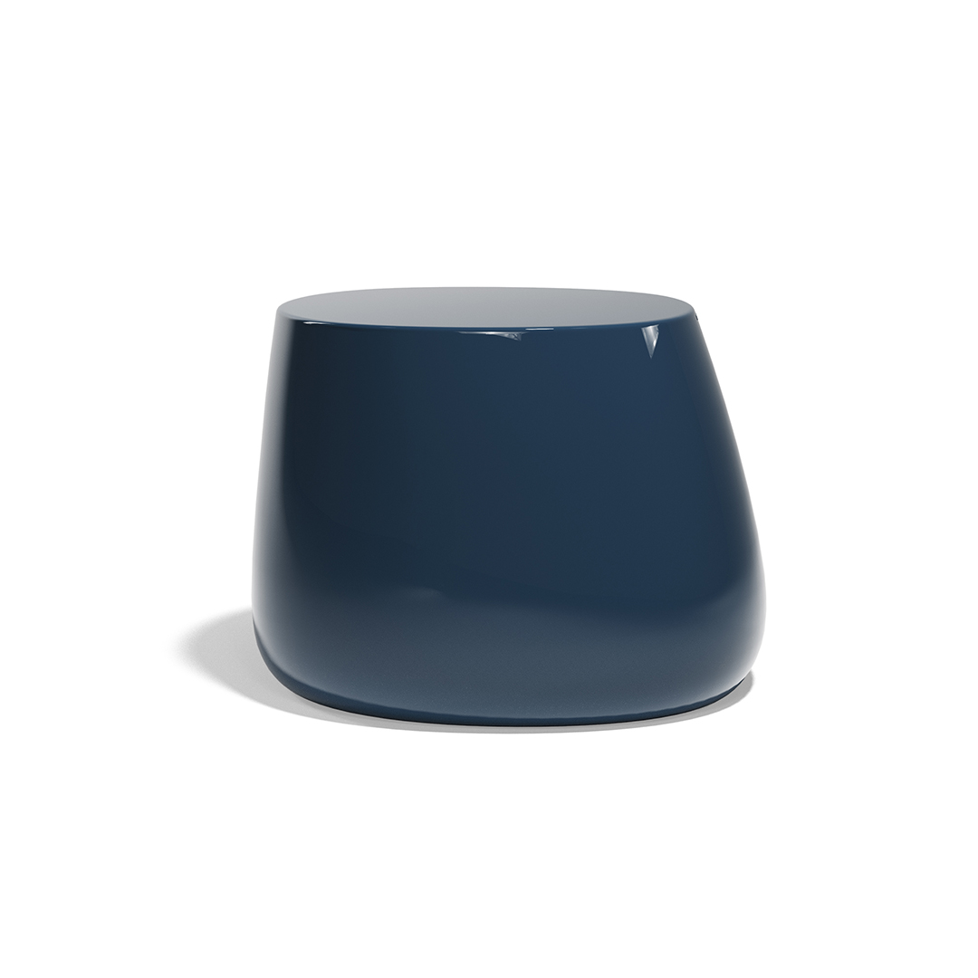 26 Vondom Stone Low Table Stefano Giovannoni 55031F Blue Lacquered 
