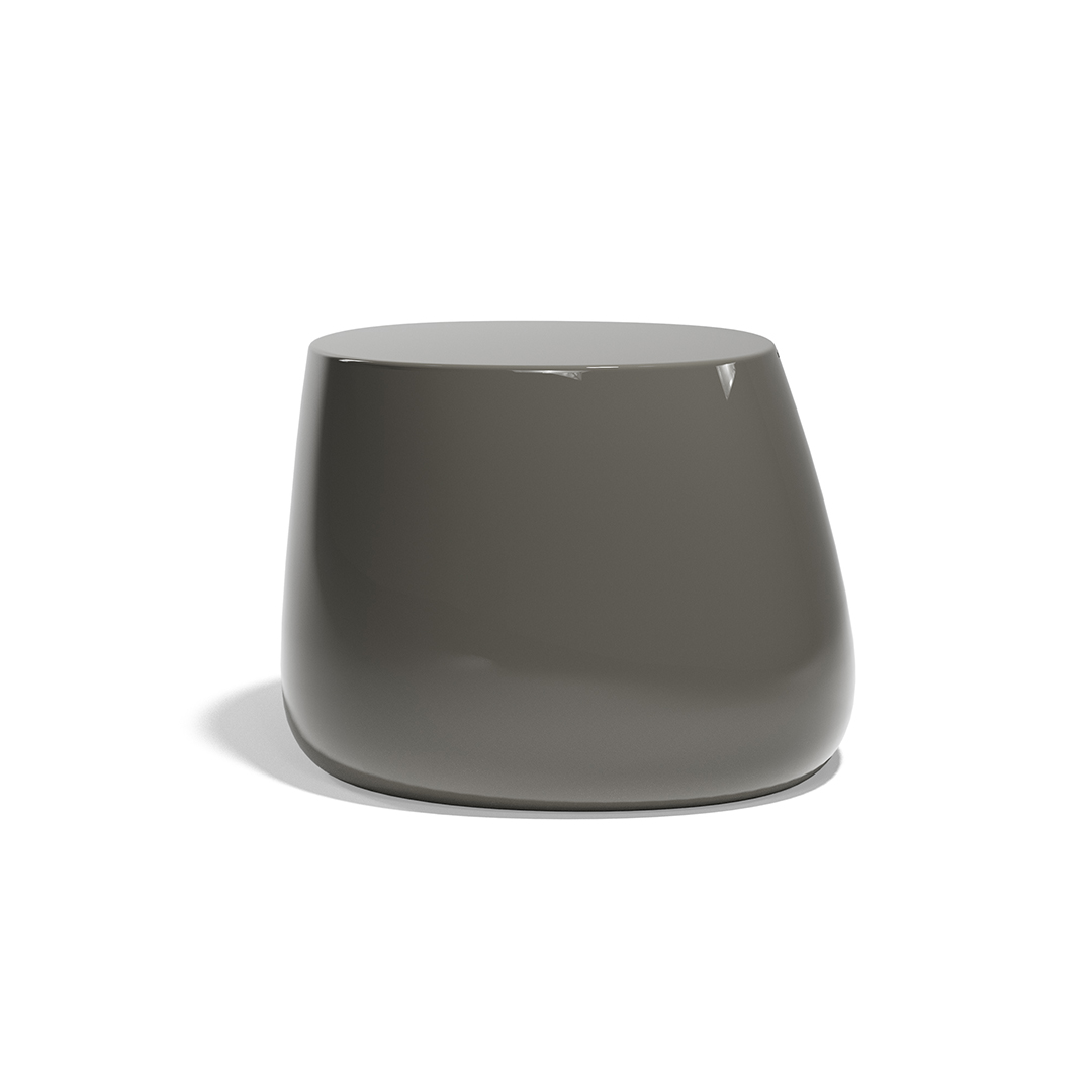 28 Vondom Stone Low Table Stefano Giovannoni 55031F Anthracite Lacquered 