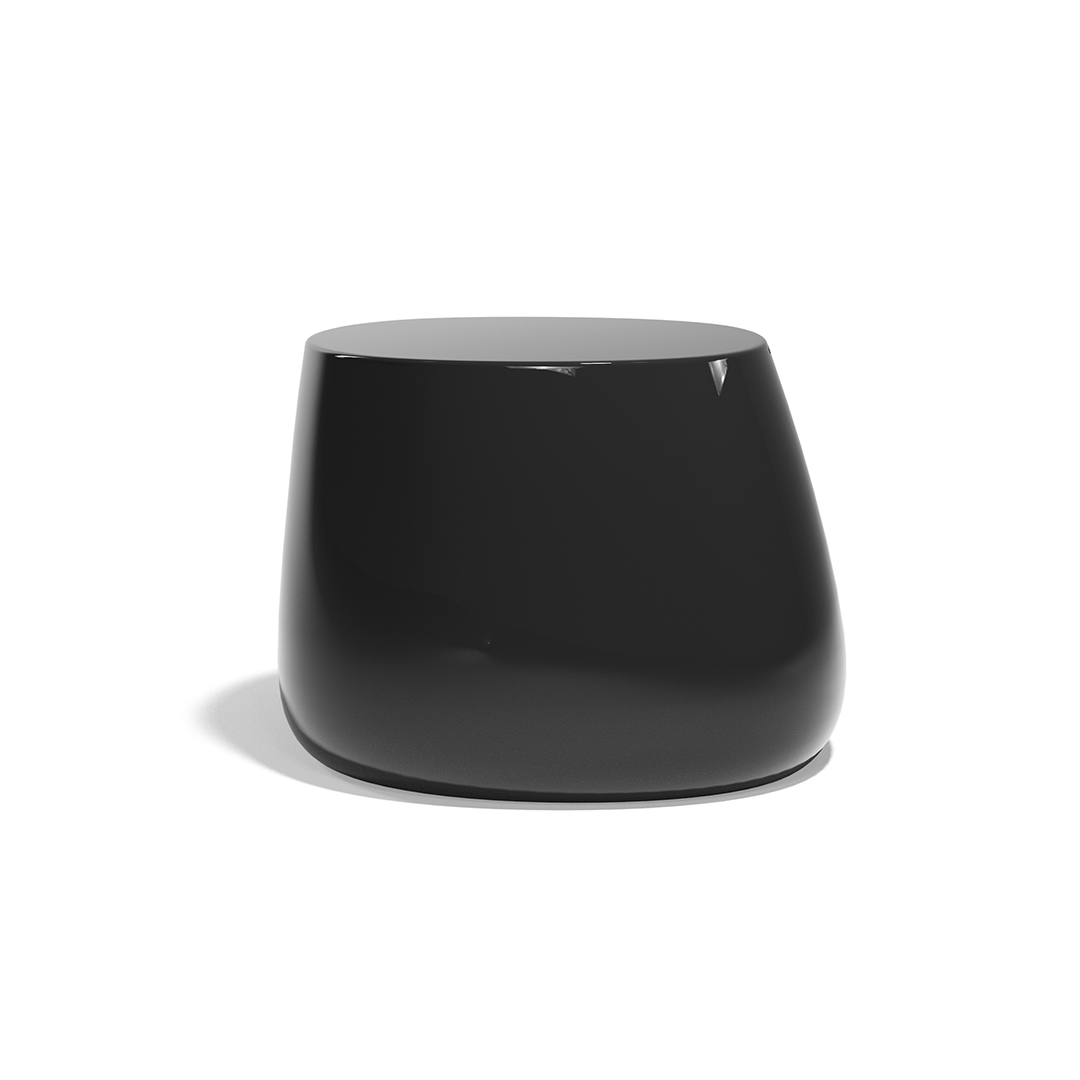 29 Vondom Stone Low Table Stefano Giovannoni 55031F Black Lacquered 
