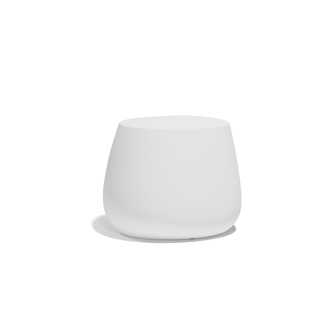 02 Vondom Stone Low Stool Stefano Giovannoni 55032 White 