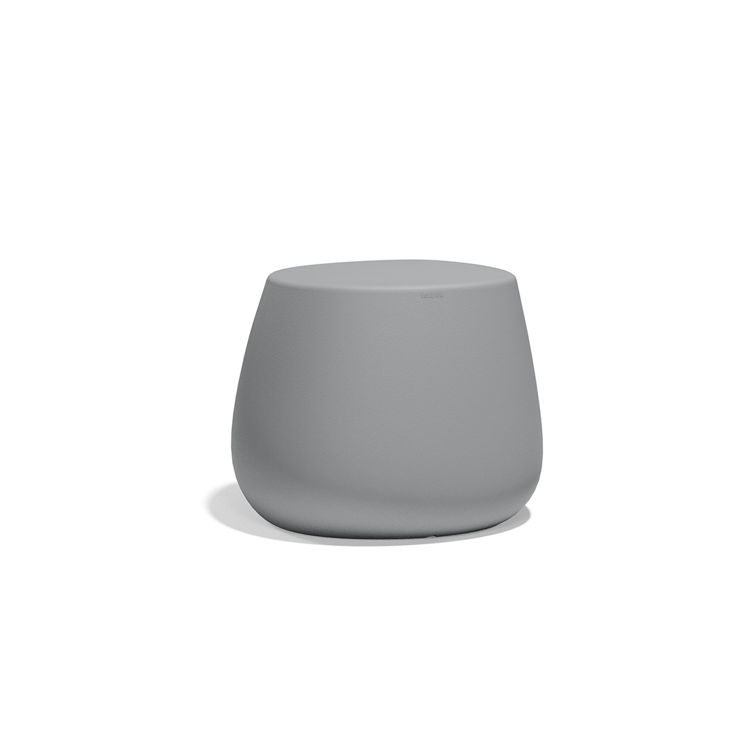 11 Vondom Stone Low Stool Stefano Giovannoni 55032 Gray 