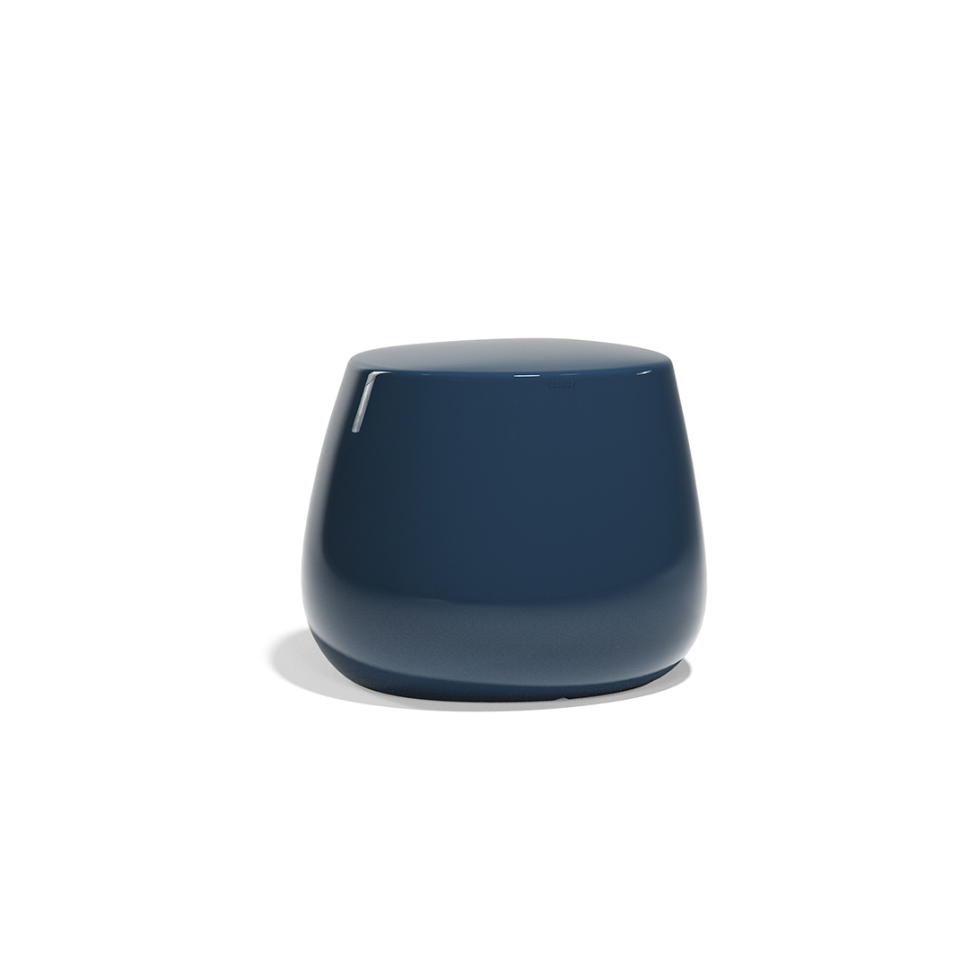 25 Vondom Stone Low Stool Stefano Giovannoni 55032F BlueLacquered 
