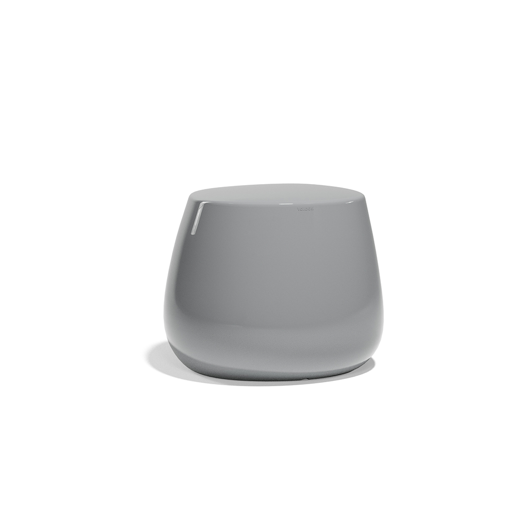 26 Vondom Stone Low Stool Stefano Giovannoni 55032F GrayLacquered 