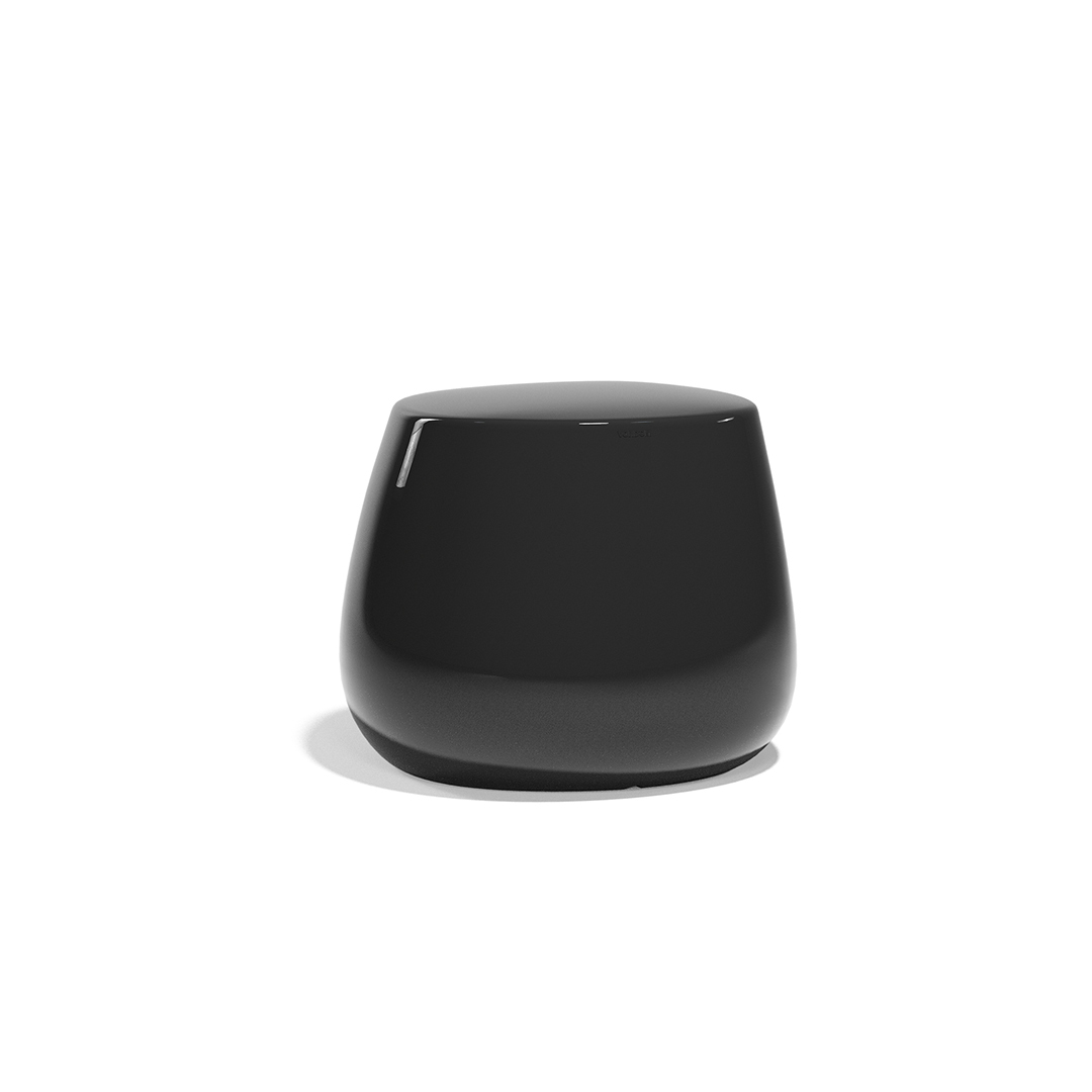 28 Vondom Stone Low Stool Stefano Giovannoni 55032F BlackLacquered 