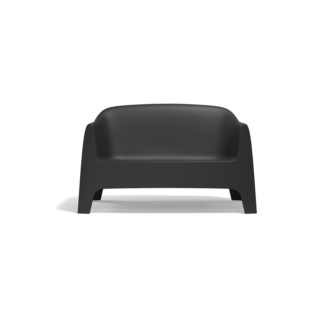 03 Vondom Solid Sofa 2 pax Stefano Giovannoni 55034 Black 