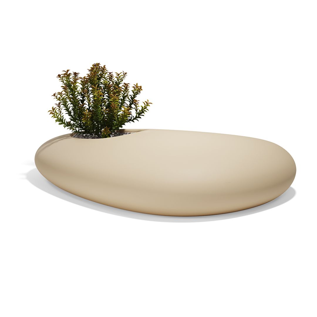 04 Vondom Stone Bench Stefano Giovannoni 55035 Cream 