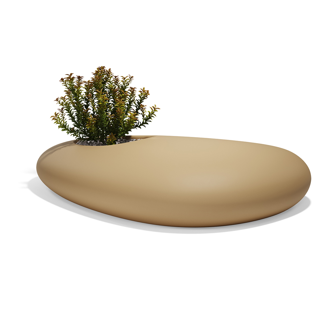 05 Vondom Stone Bench Stefano Giovannoni 55035 Camel 
