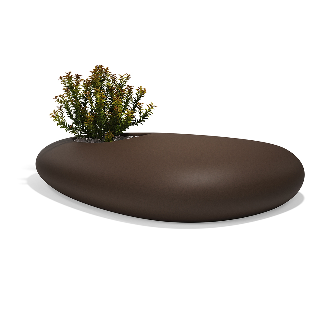 07 Vondom Stone Bench Stefano Giovannoni 55035 Brown 
