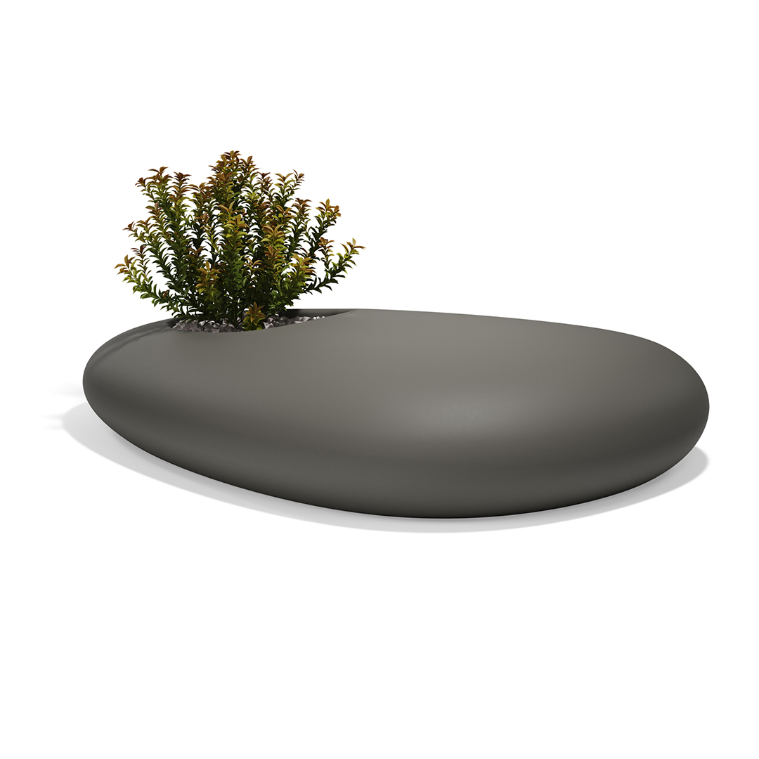 12 Vondom Stone Bench Stefano Giovannoni 55035 Anthracite 