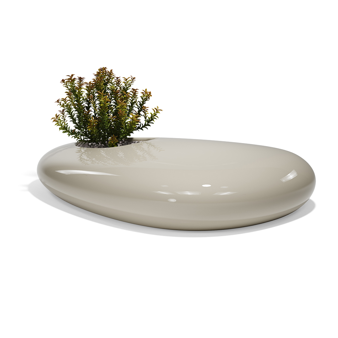 15 Vondom Stone Bench Stefano Giovannoni 55035F Ecru Lacquered 