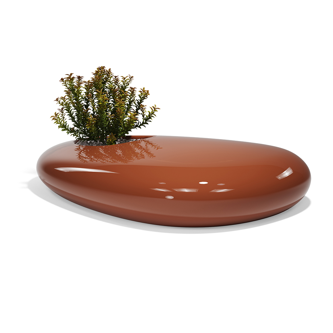 19 Vondom Stone Bench Stefano Giovannoni 55035F Clay Lacquered 