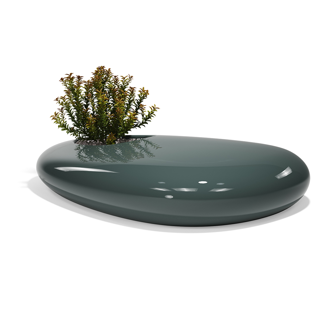 22 Vondom Stone Bench Stefano Giovannoni 55035F Green Lacquered 