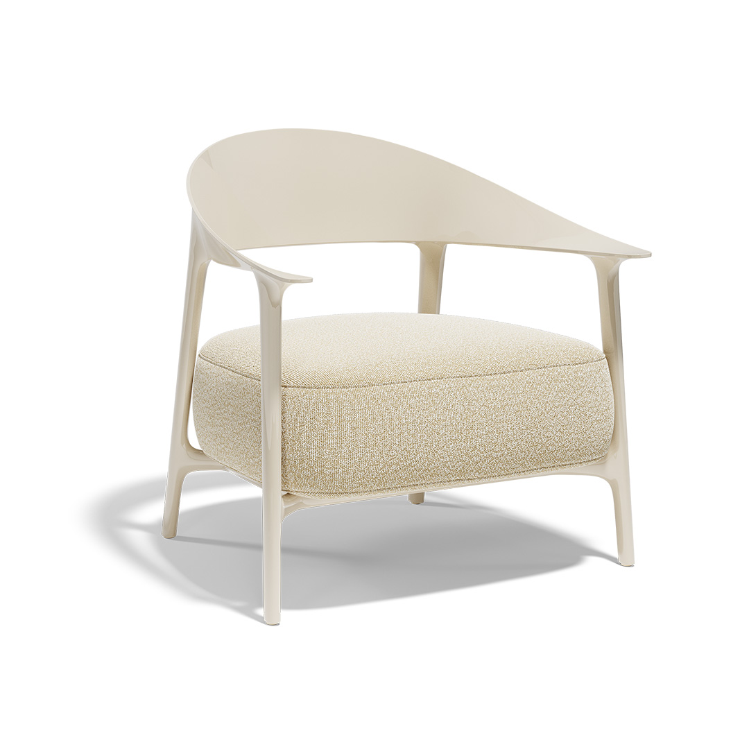 10 Vondom Africa Lounge Chair Eugeni Quitllet 65049 Cream Lacquered 