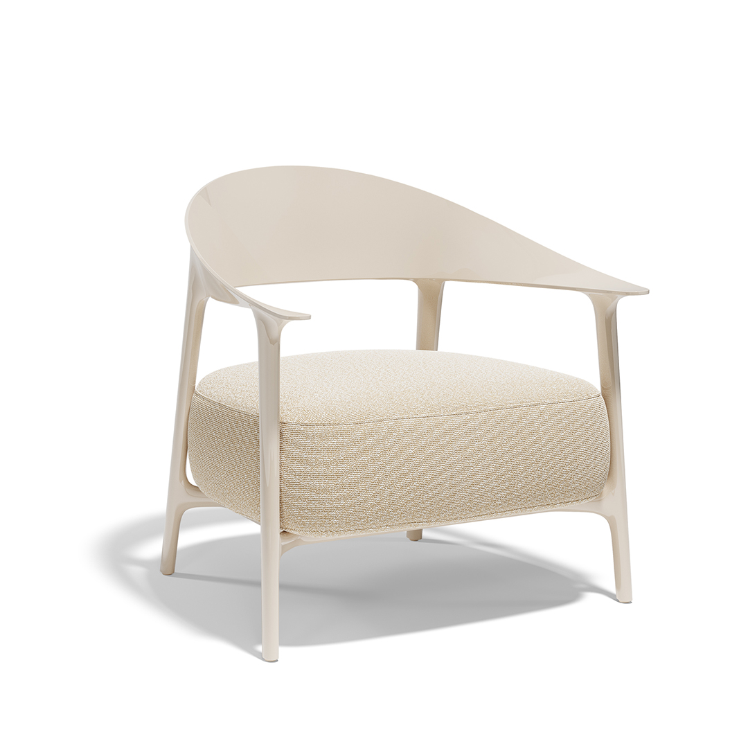 17 Vondom Africa Lounge Chair Eugeni Quitllet 65049F Cream Lacquered 
