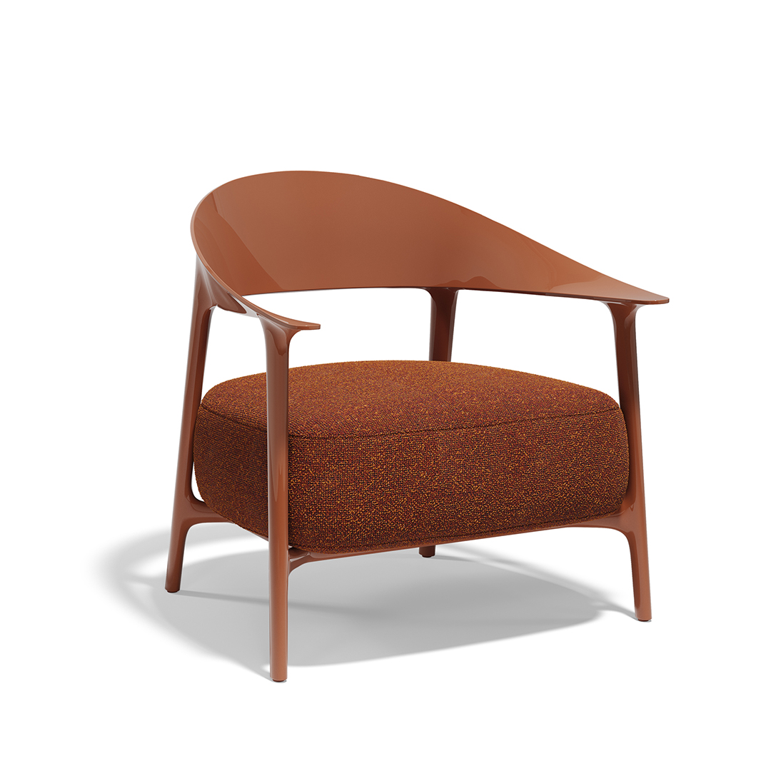 21 Vondom Africa Lounge Chair Eugeni Quitllet 65049F Clay Lacquered 