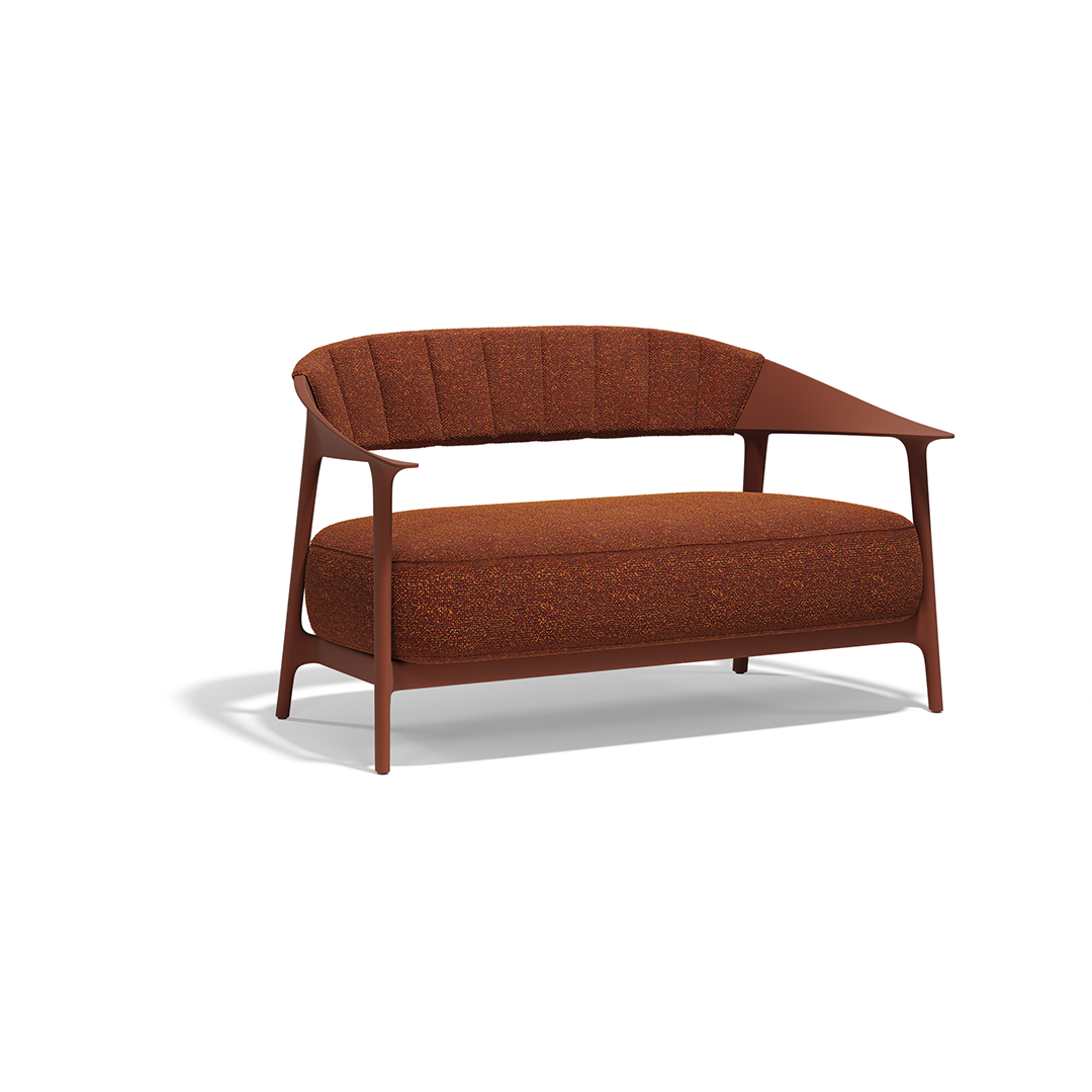 08 Vondom Africa Sofa with Upholstered Backrest Eugeni Quitllet 65091 Clay 