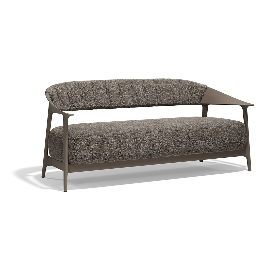02 Vondom Africa Sofa XL with Upholstered Backrest Eugeni Quitllet 65092 Tortora 