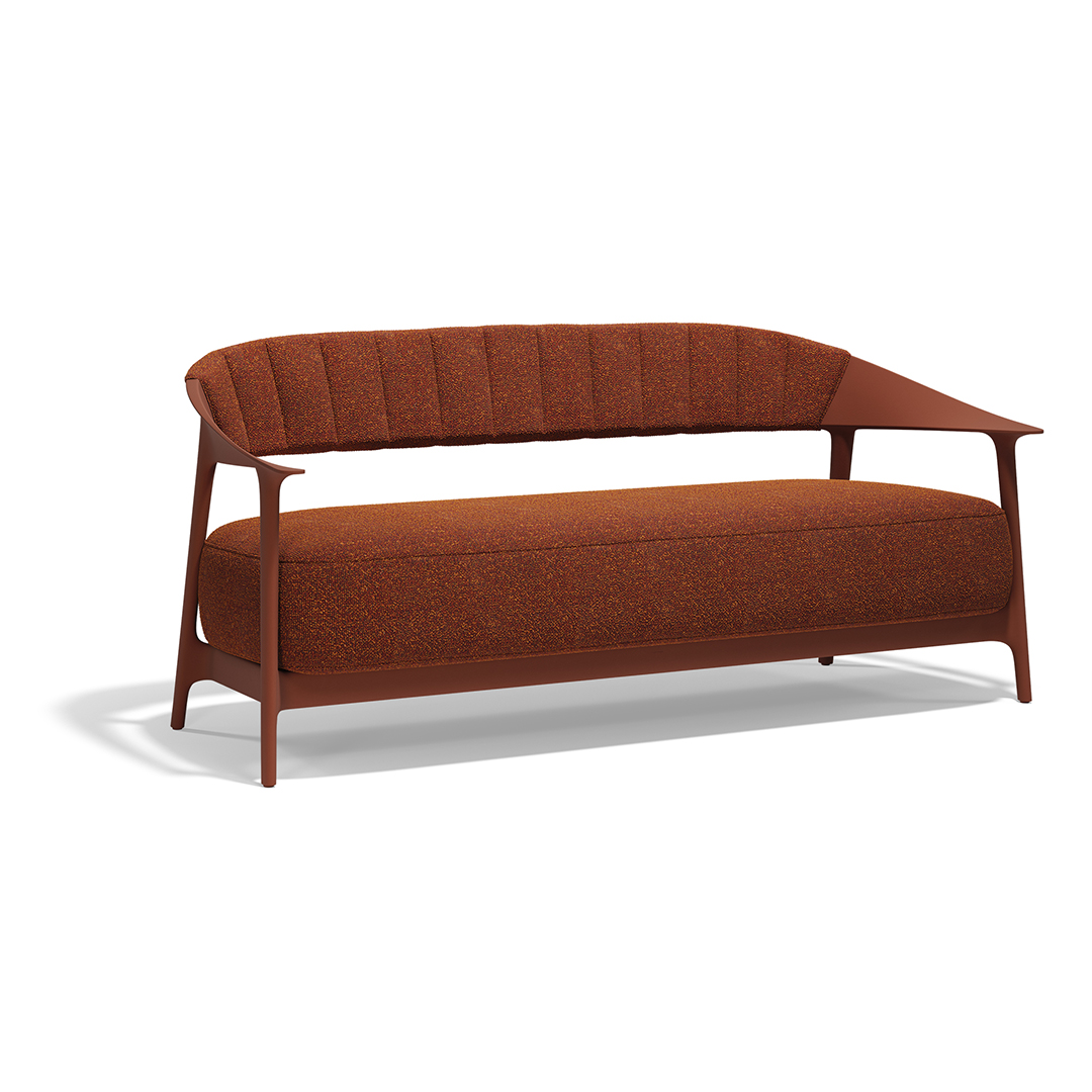 08 Vondom Africa Sofa XL with Upholstered Backrest Eugeni Quitllet 65092 Clay 
