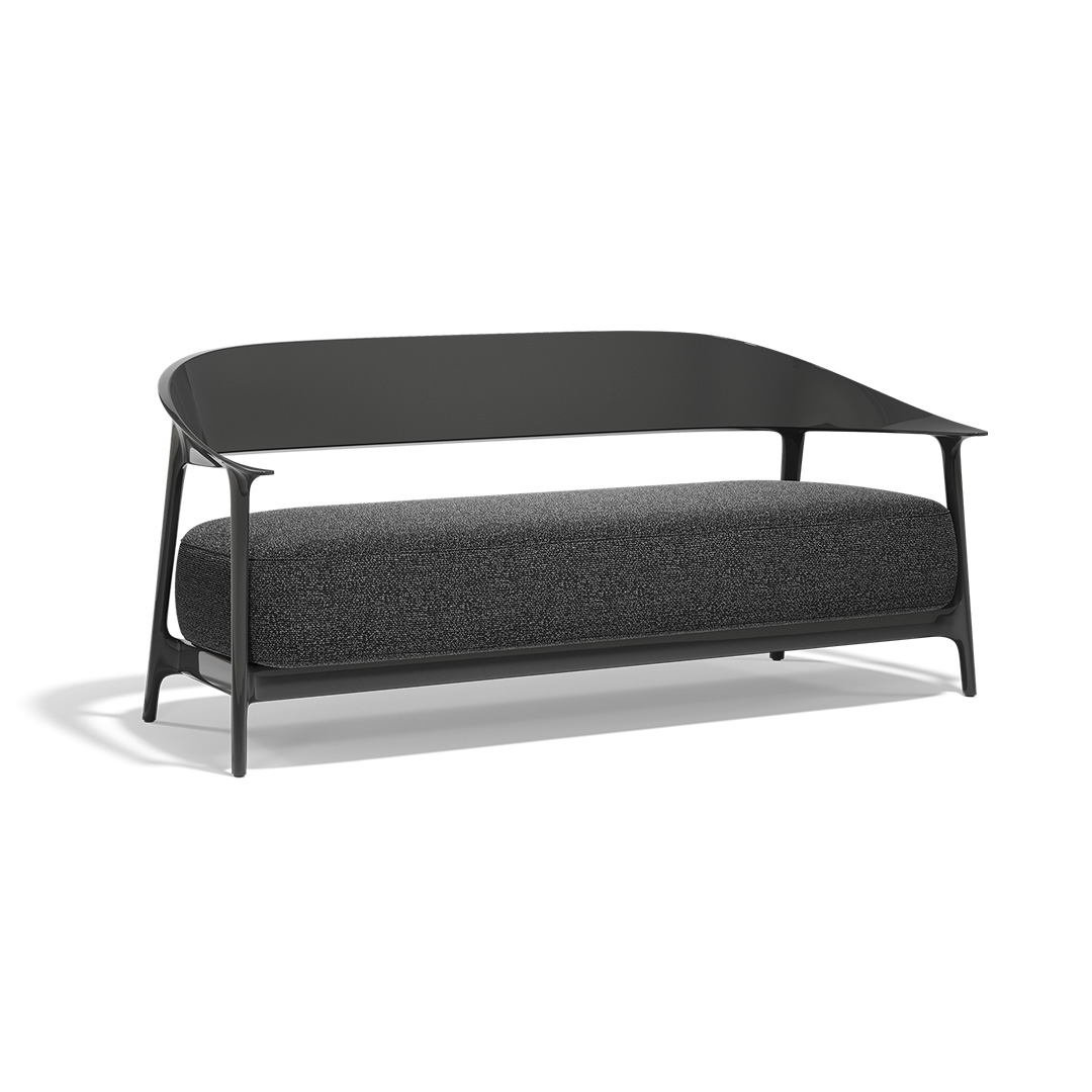 11 Vondom Africa Sofa XL Eugeni Quitllet 65092 Black Lacquered