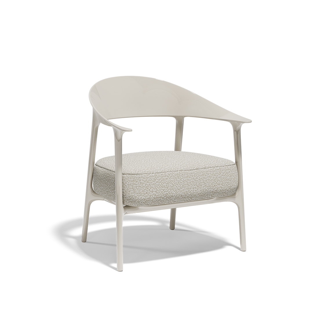 AFRICA LOW UPHOLSTERED ARMCHAIR