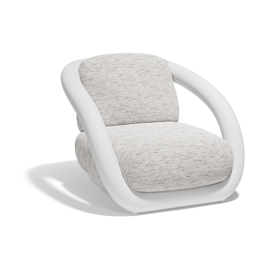 02 Vondom Mel Lounge Chair Ramon Esteve 66500 White 