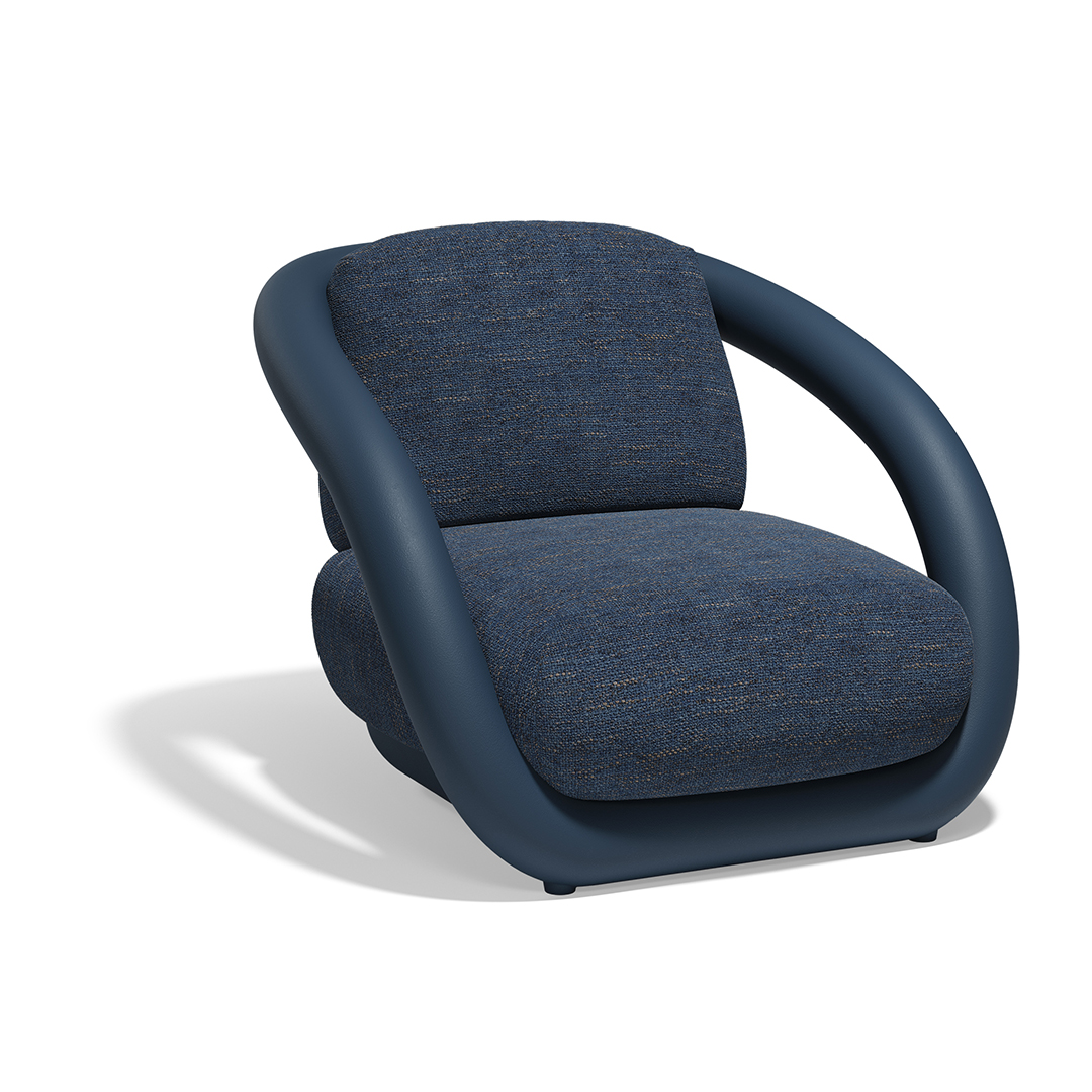 11 Vondom Mel Lounge Chair Ramon Esteve 66500 Blue 