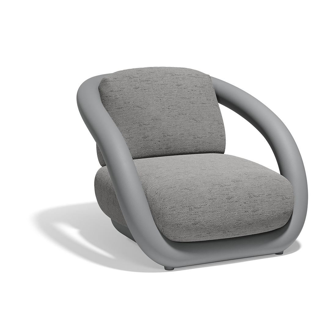 12 Vondom Mel Lounge Chair Ramon Esteve 66500 Gray 