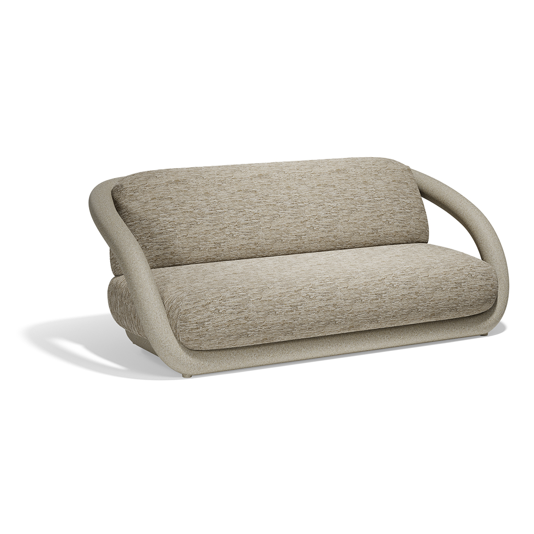 03 Vondom Mel Sofa Ramon Esteve 66501 Granite Effect Ecru 