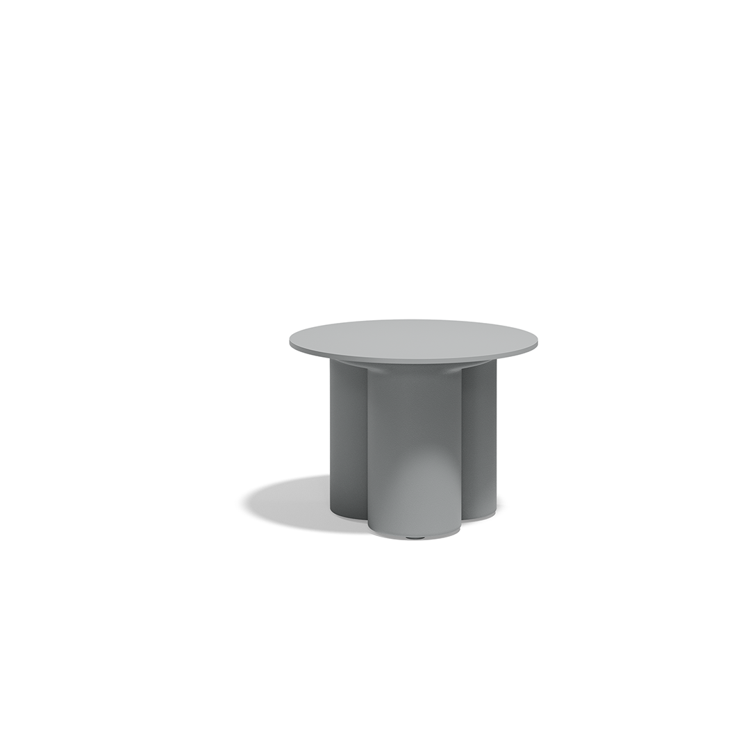 11 Vondom Mel Round Center Table Ramon Esteve 66502 Gray 
