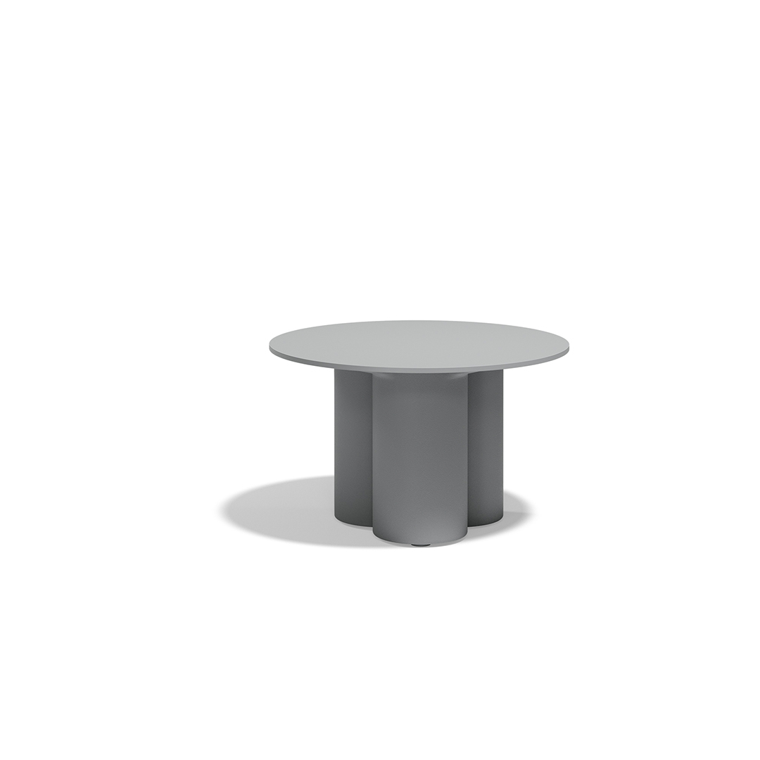 11 Vondom Mel Round Center Table Ramon Esteve 66503 Gray 