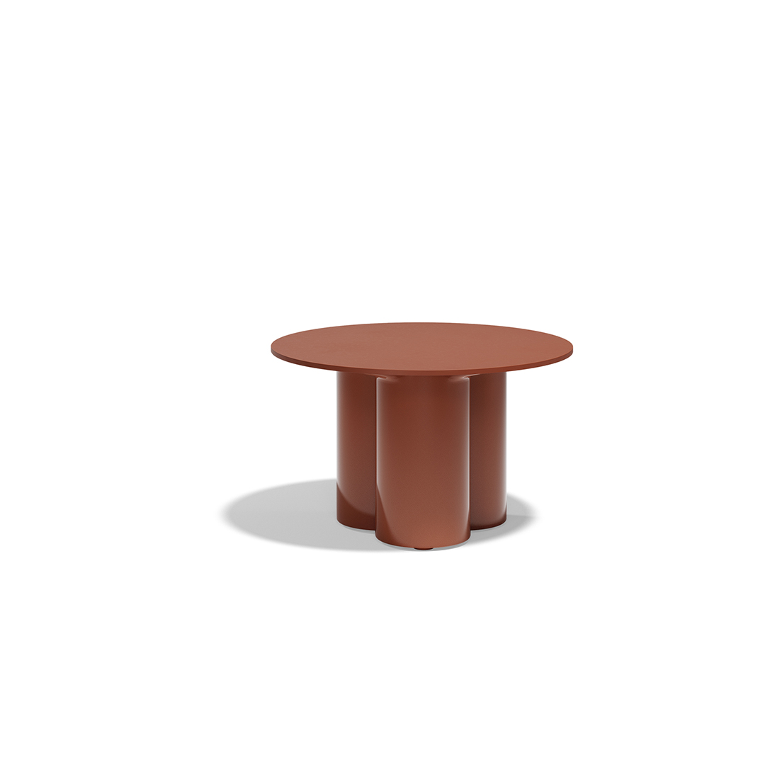 21 Vondom Mel Round Center Table Ramon Esteve 66503F Clay Lacquered 