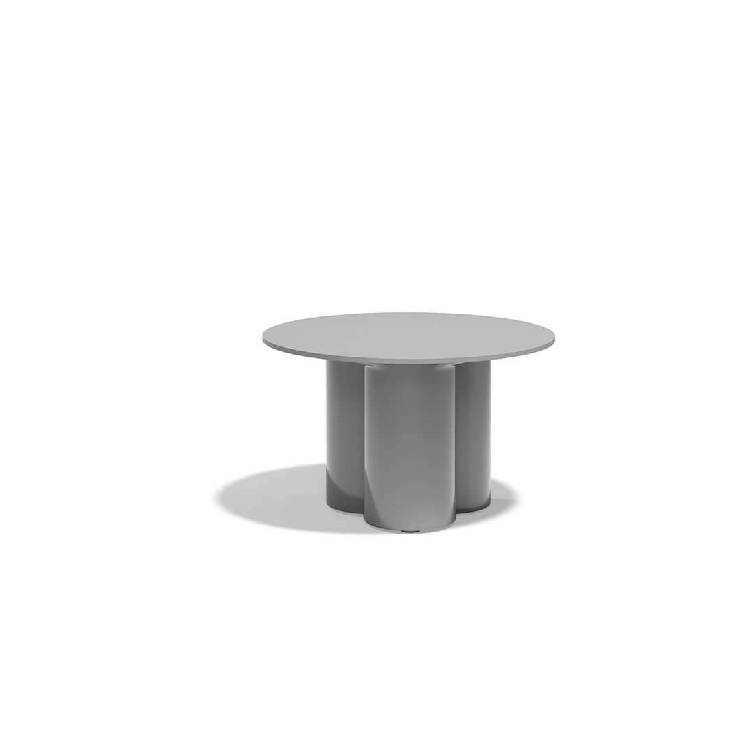 26 Vondom Mel Round Center Table Ramon Esteve 66503F Gray Lacquered 