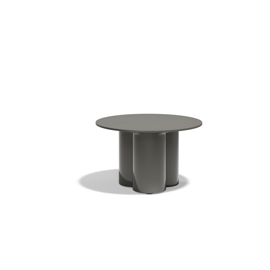 27 Vondom Mel Round Center Table Ramon Esteve 66503F Anthracite Lacquered 