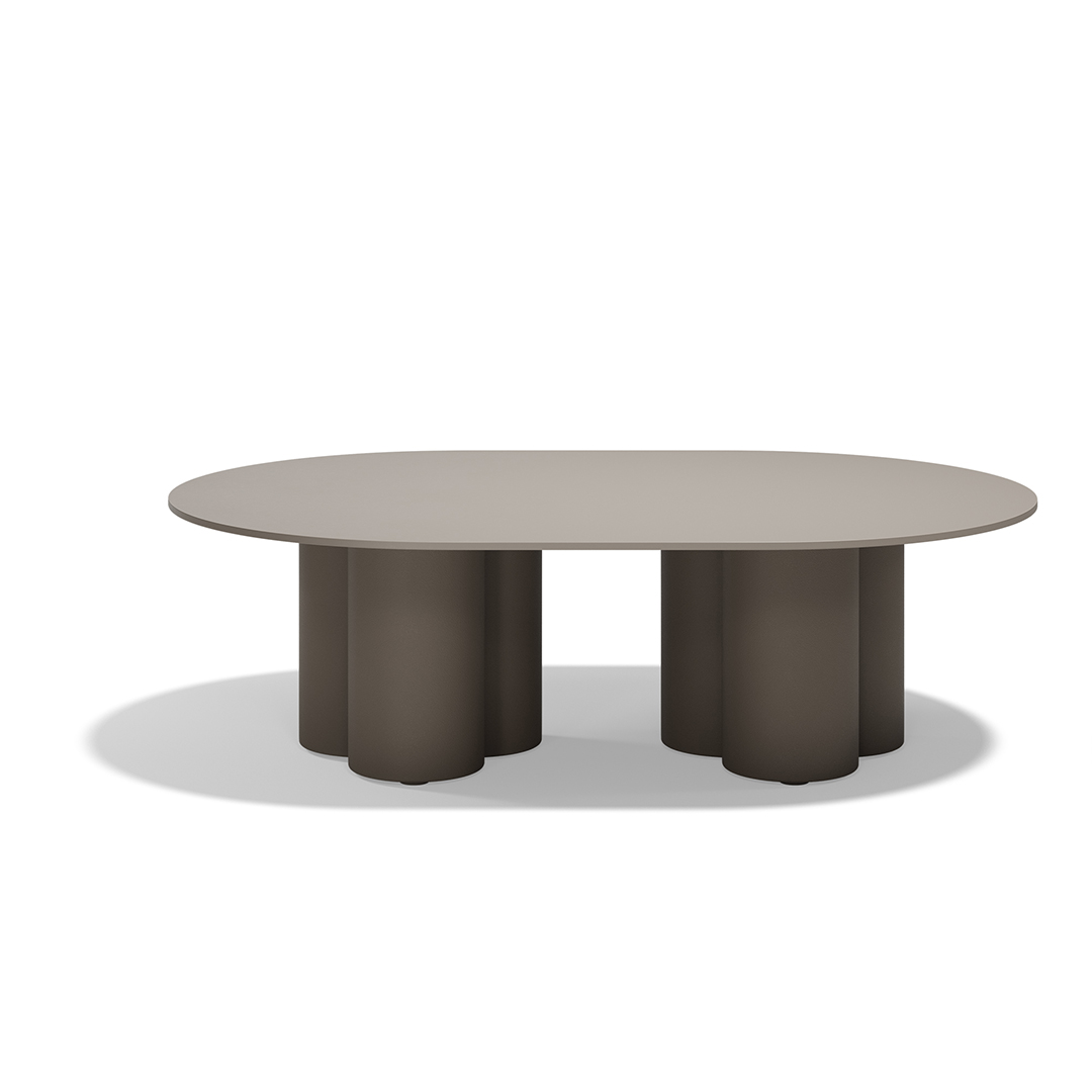 04 Vondom Mel Round Center Table Ramon Esteve 66504 Tortora 