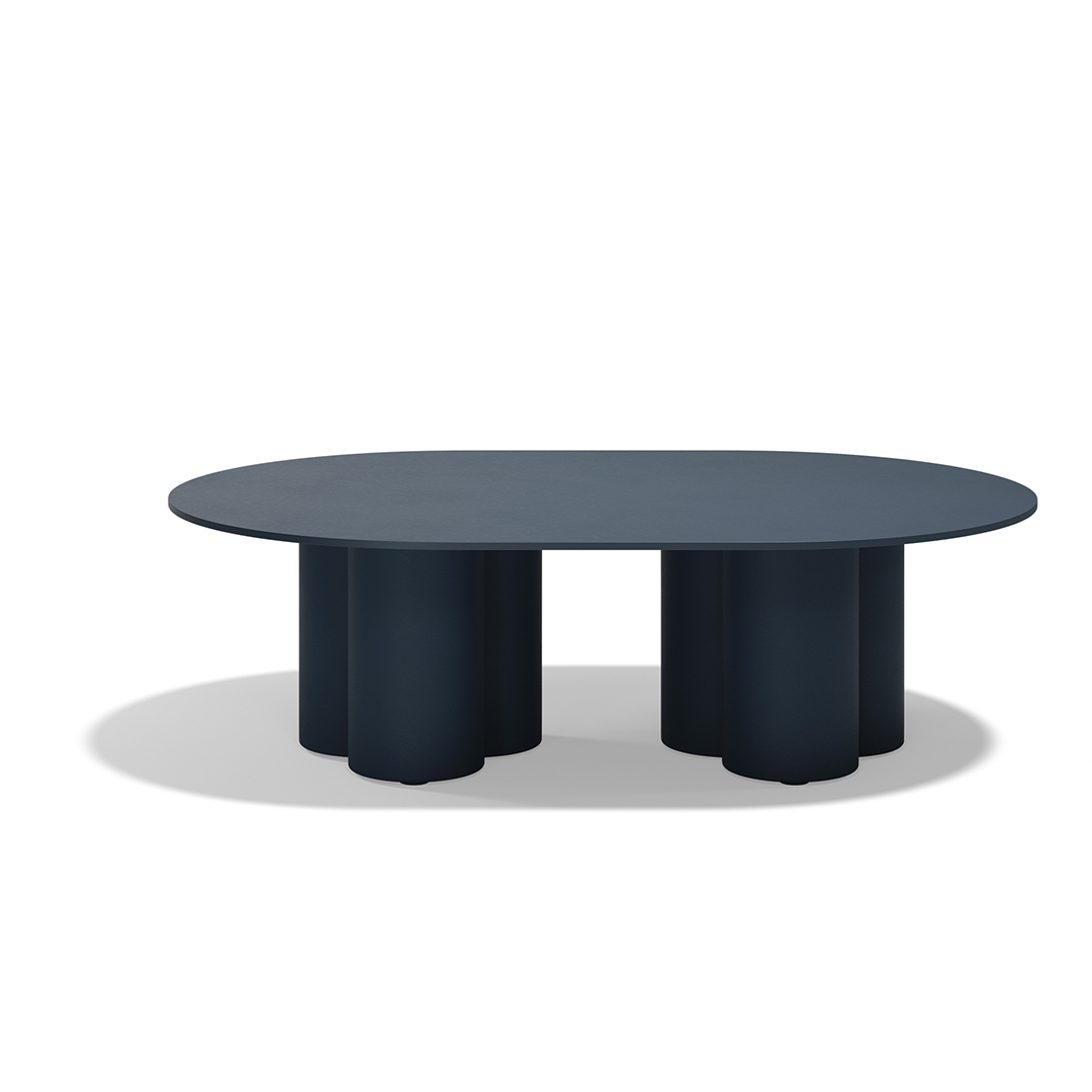 10 Vondom Mel Round Center Table Ramon Esteve 66504 Blue 
