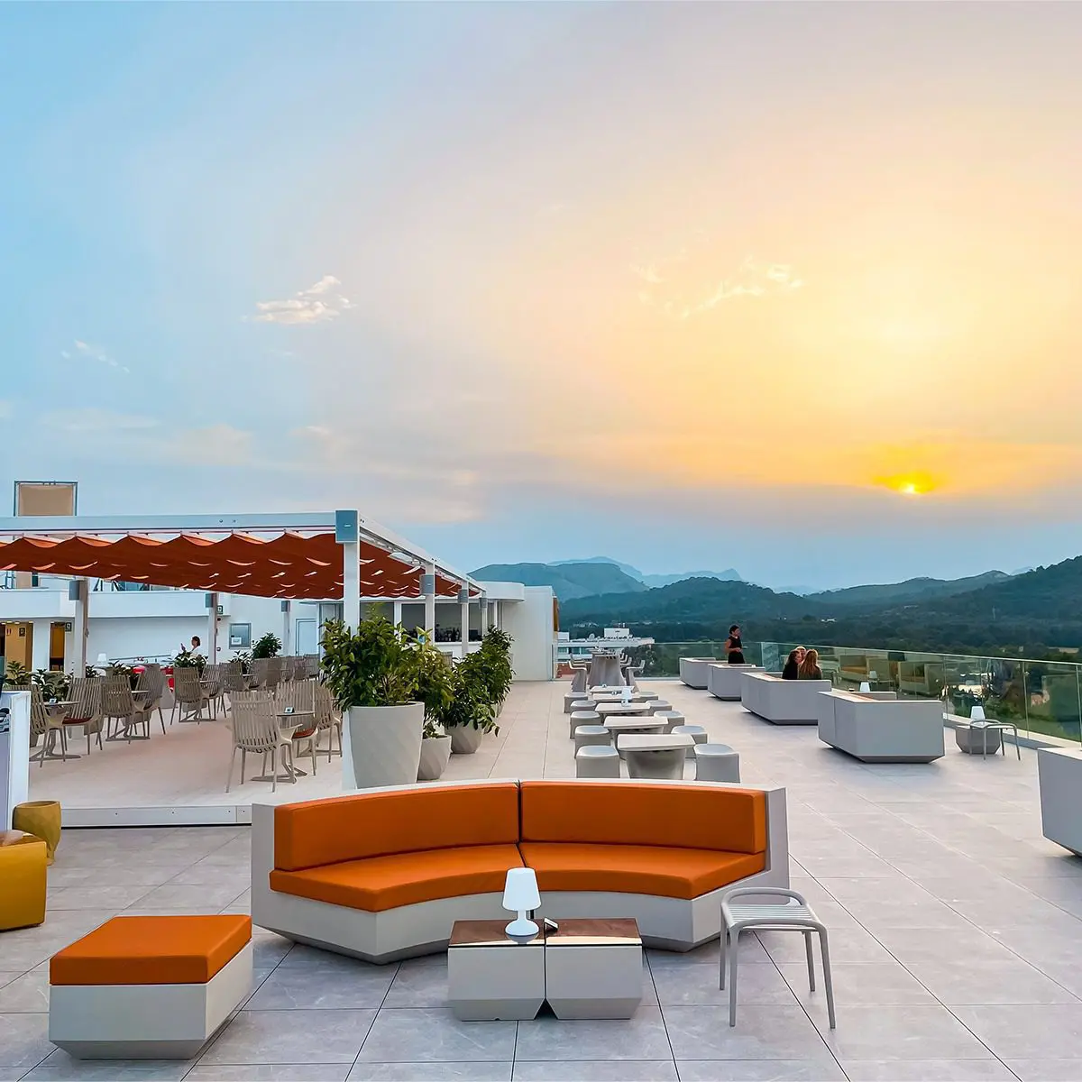 Outdoor contract furniture Ulm sofa, hospitality furniture by Vondom