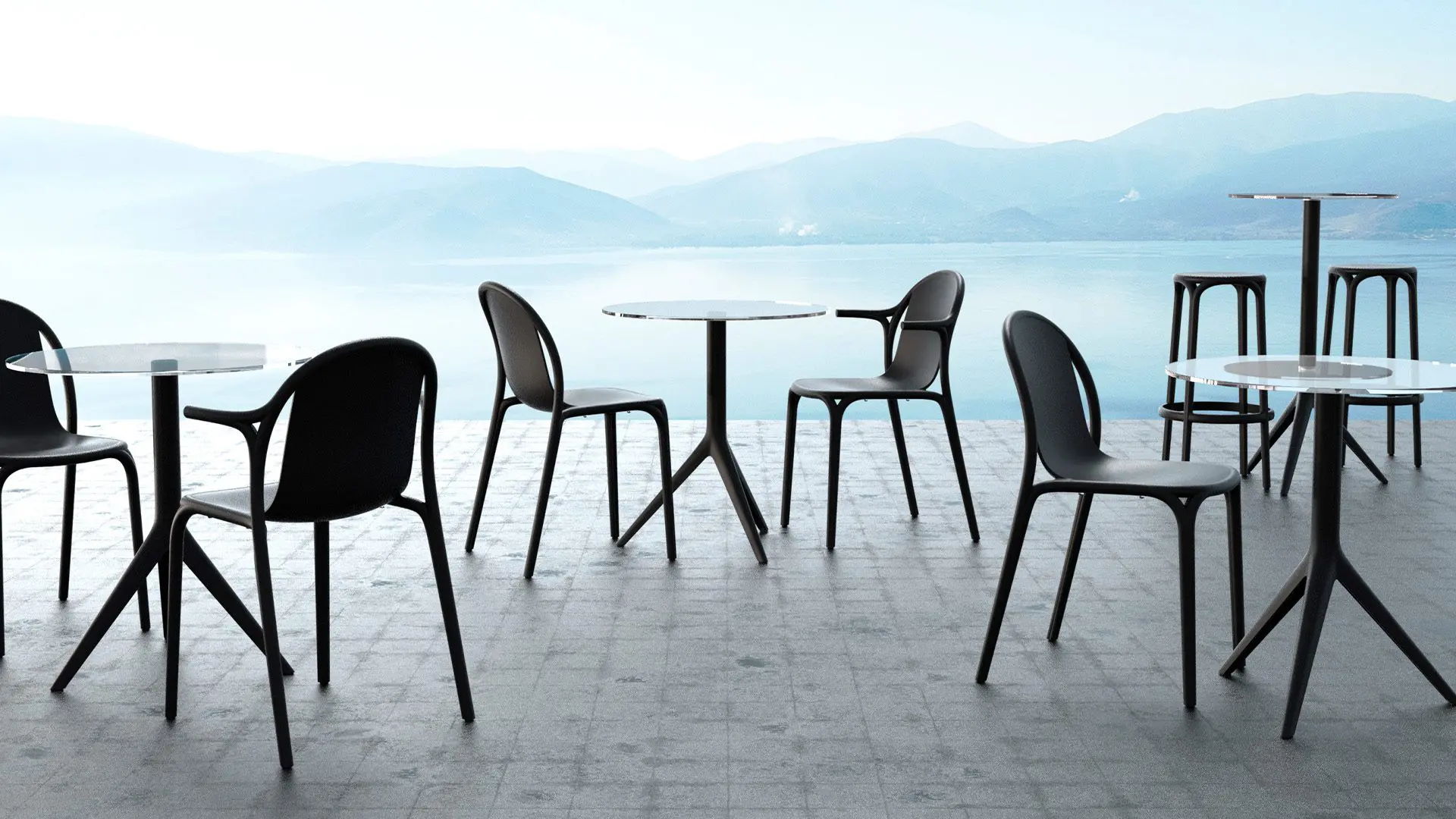 Brooklyn chairs designed by Eugeni Quitllet Vondom