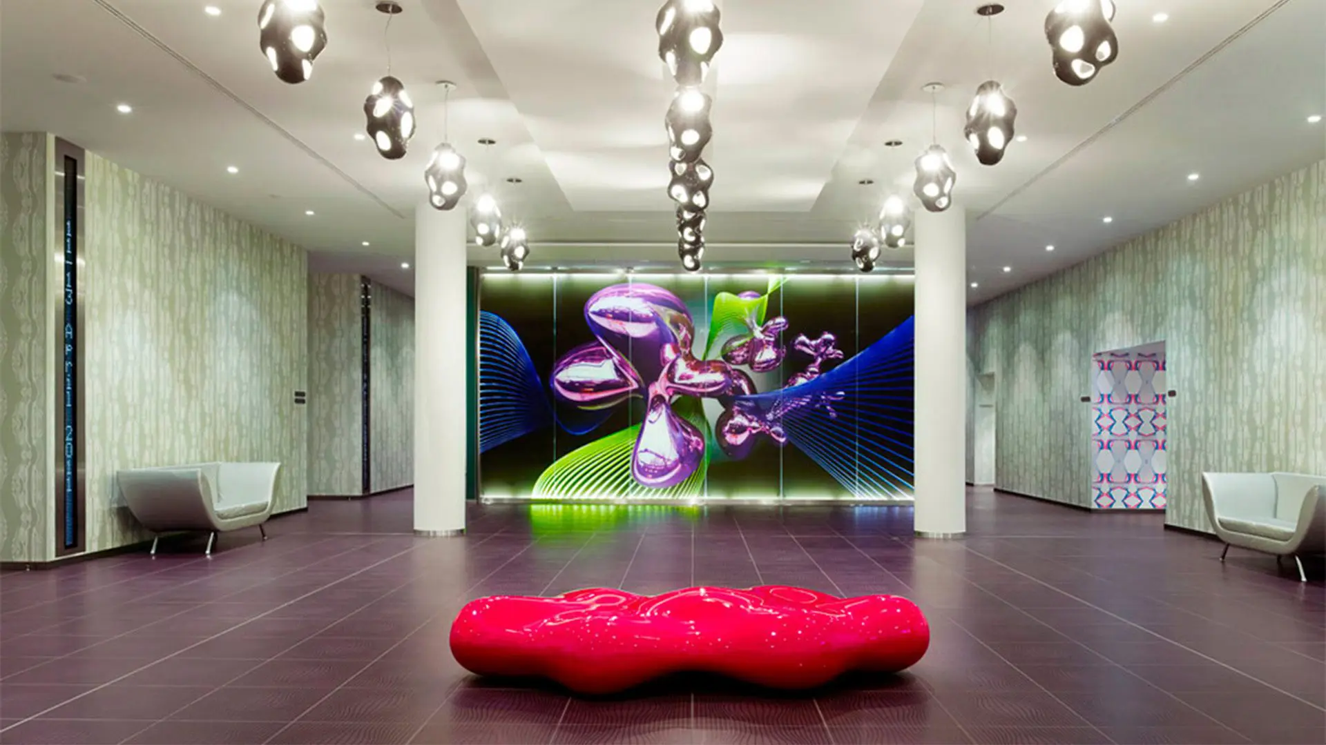 Lava bench designed by Karim Rashid Vondom