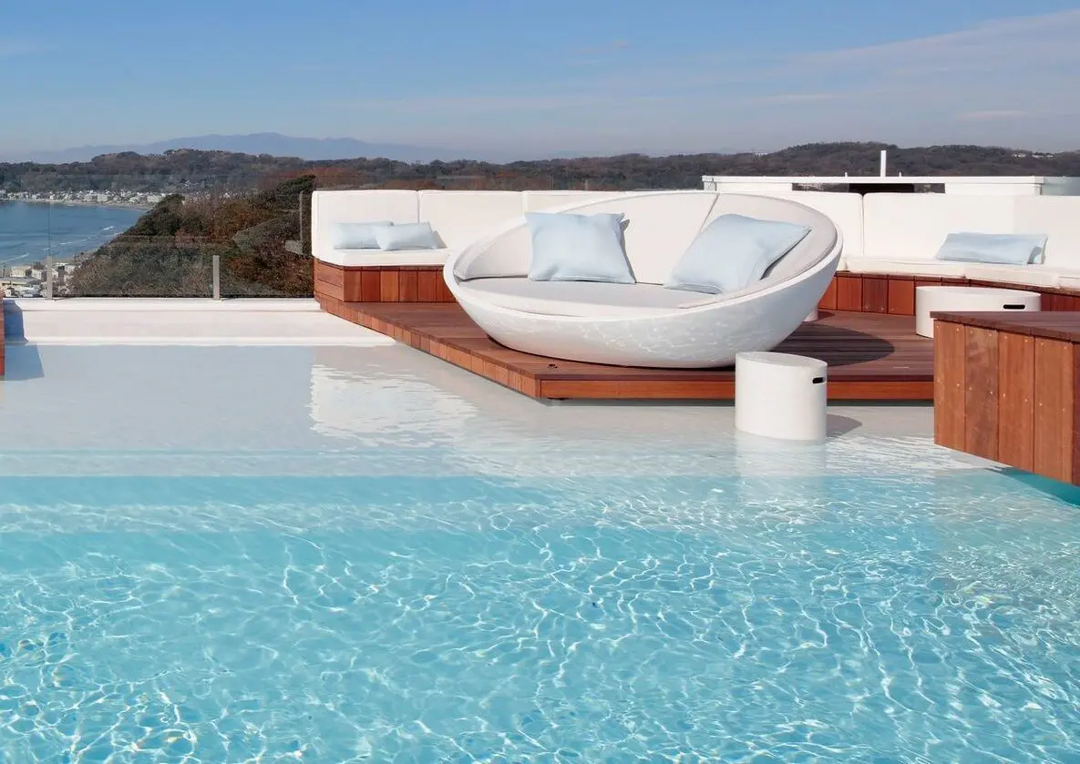 Luxury outdoor furniture Ulm daybed by Vondom