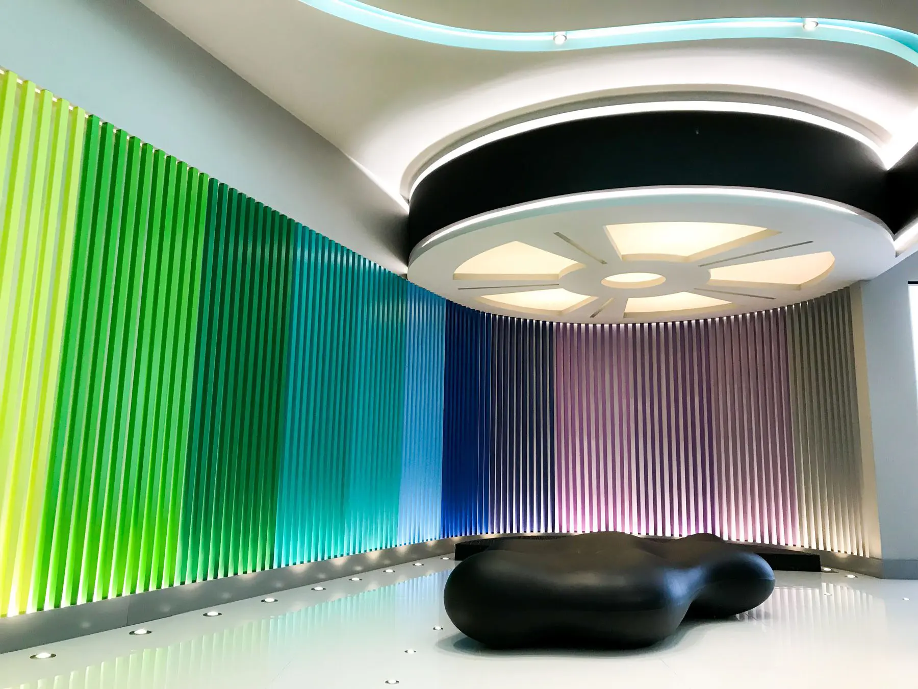 Lava design bench by Vondom