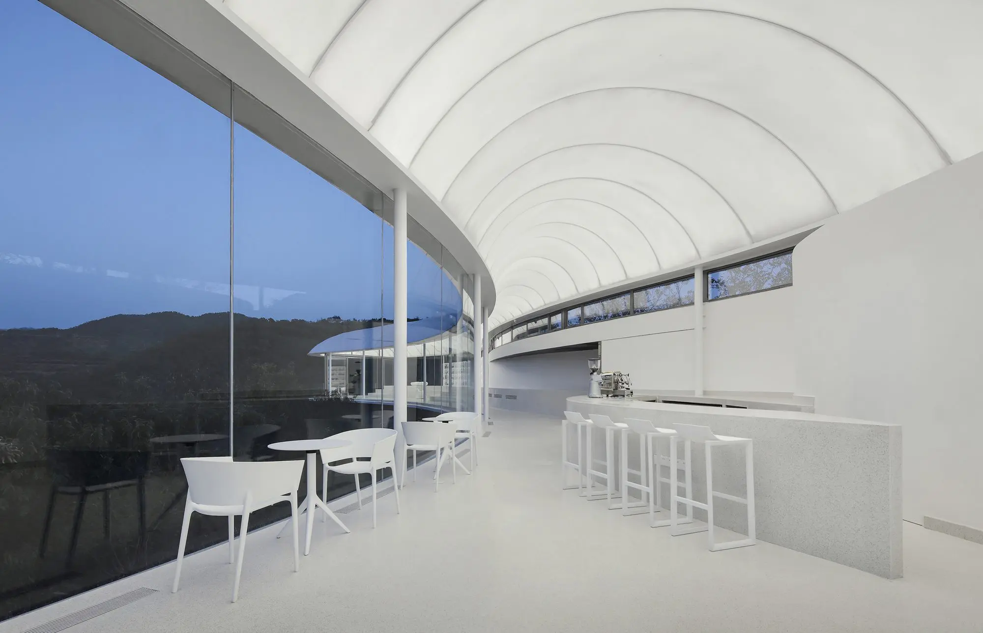 Modern studio furniture Africa armchairs and stools, and Mari-sol tables by Vondom