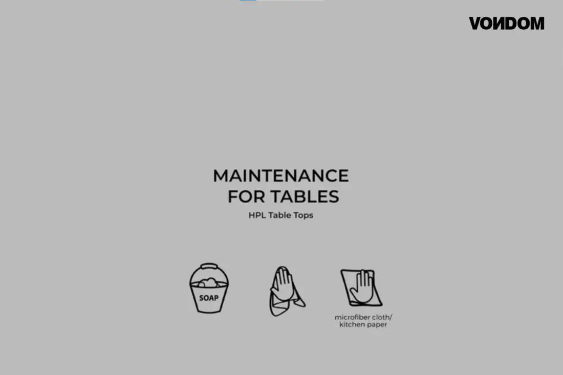 Maintenance for tables: hpl products | Vondom
