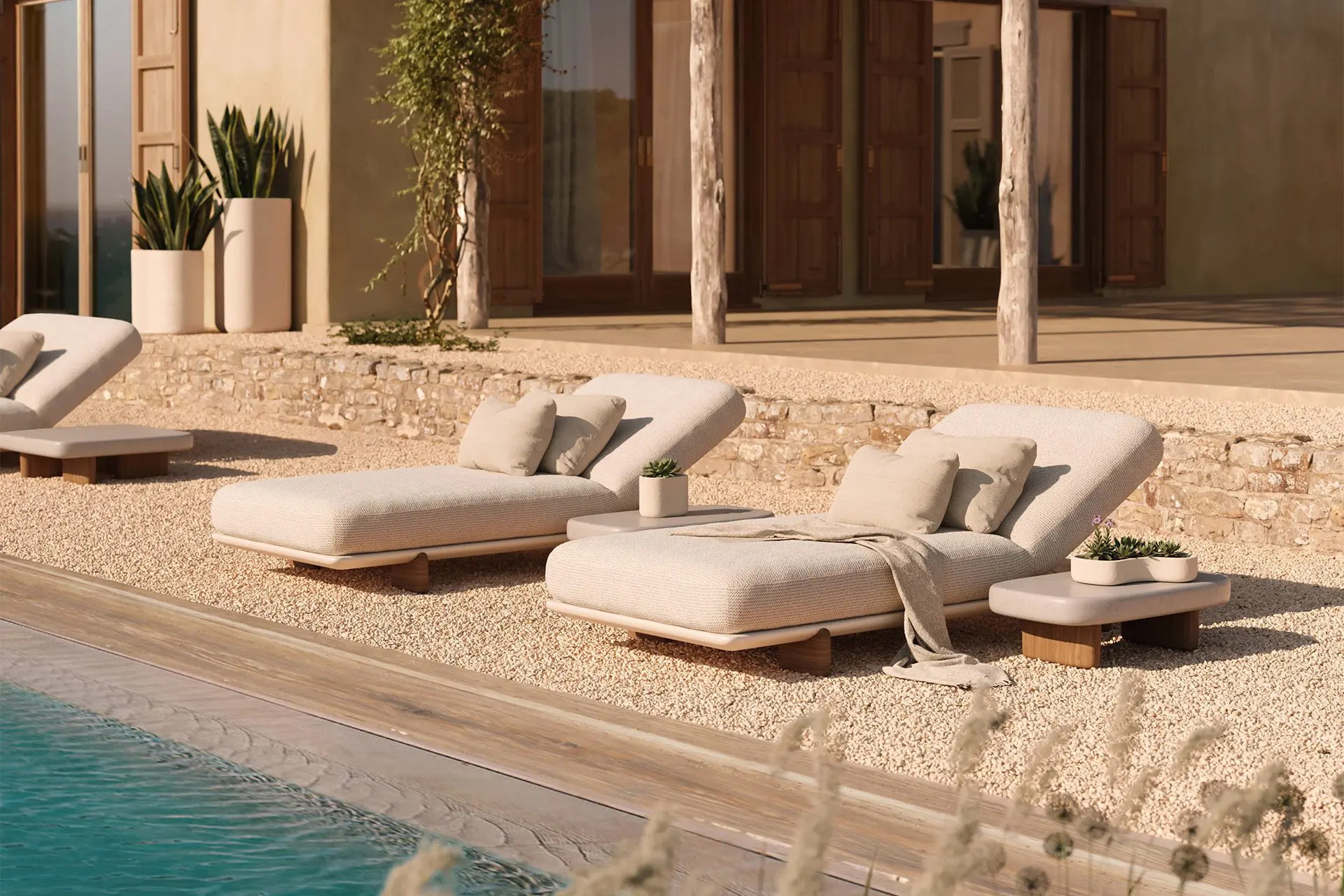 Vondom Milos outdoor furniture collection by Jean-Marie Massaud