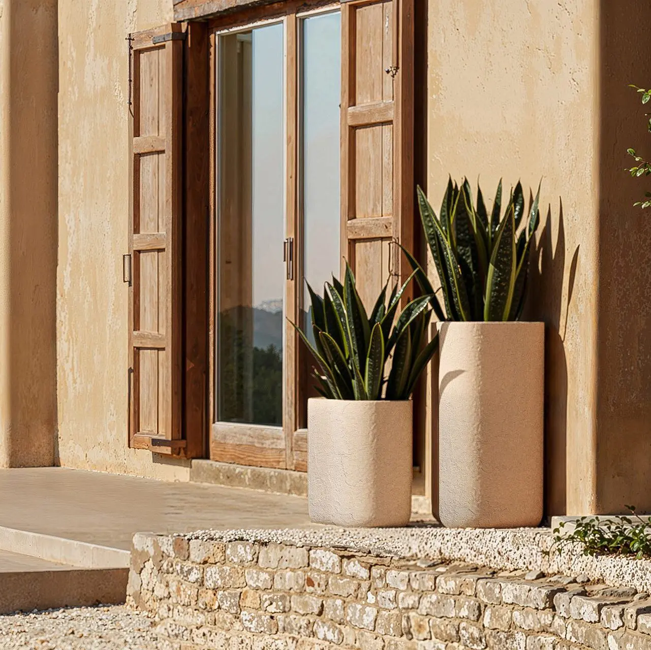 Vondom Milos planters, by Jean-Marie Massaud