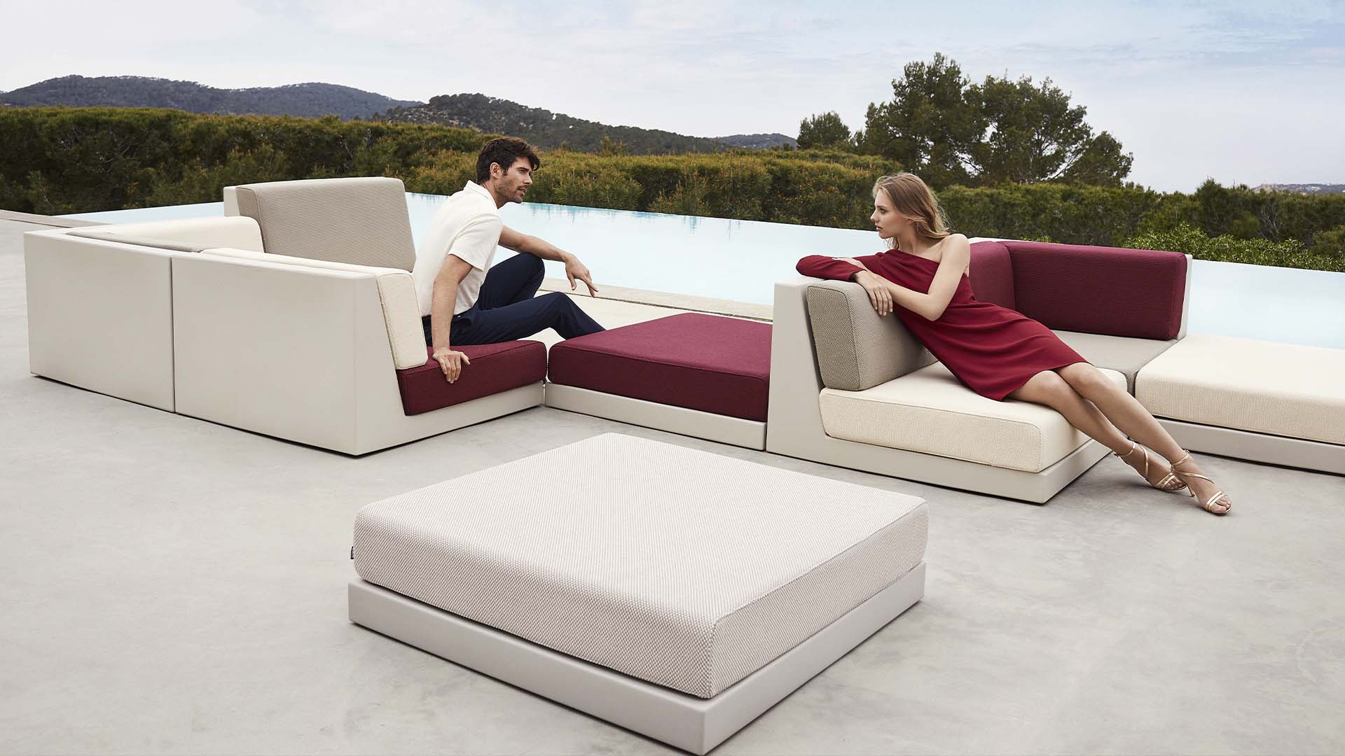 Pixel outdoor sofa collection by Vondom