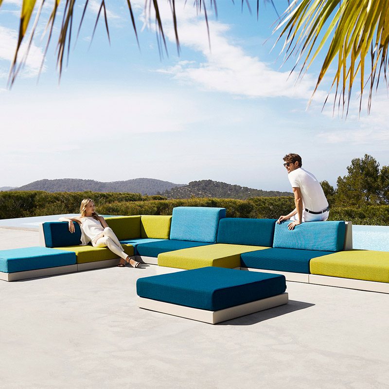 Pixel outdoor sofa collection by Vondom