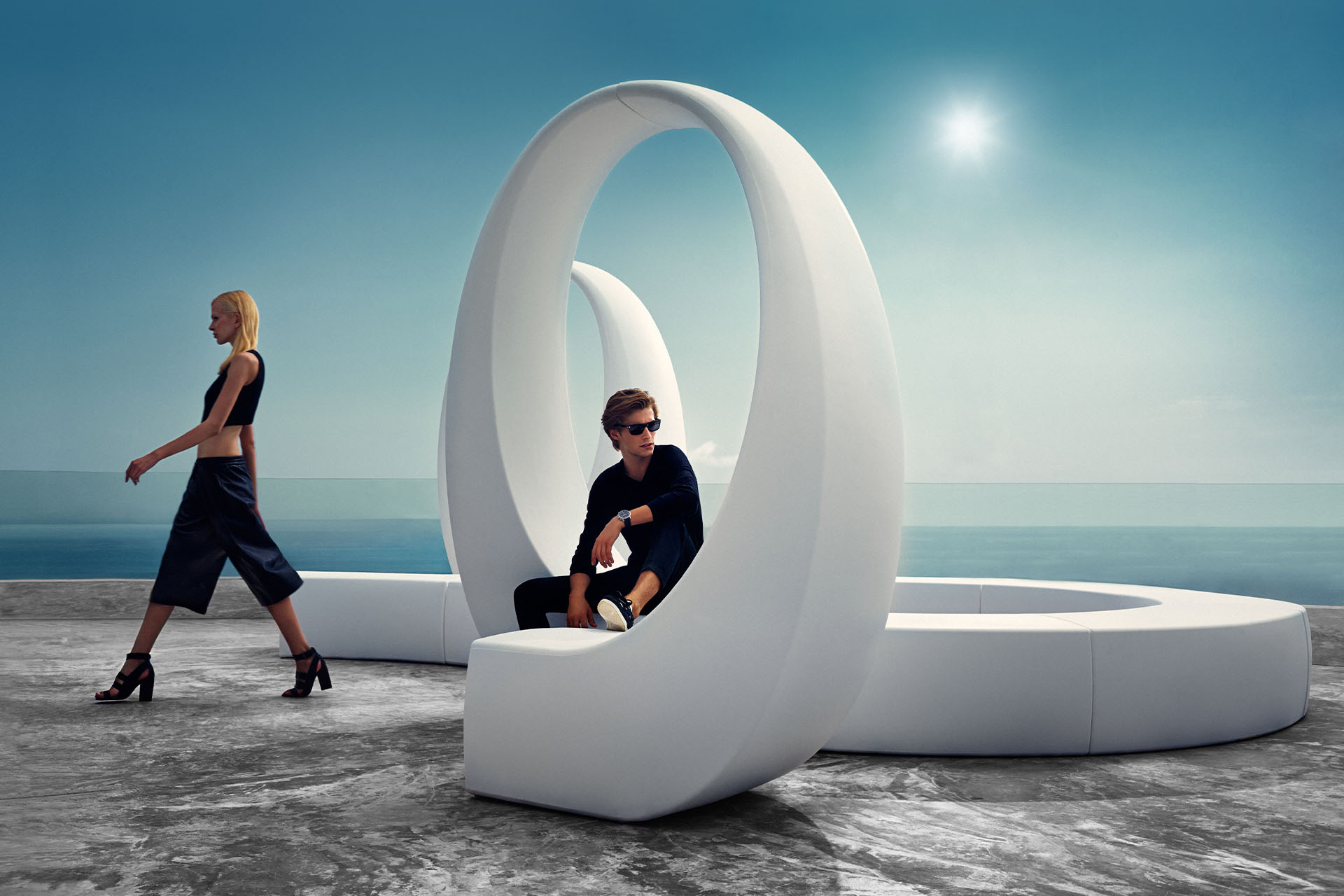 And bench design Fabio Novembre Vondom