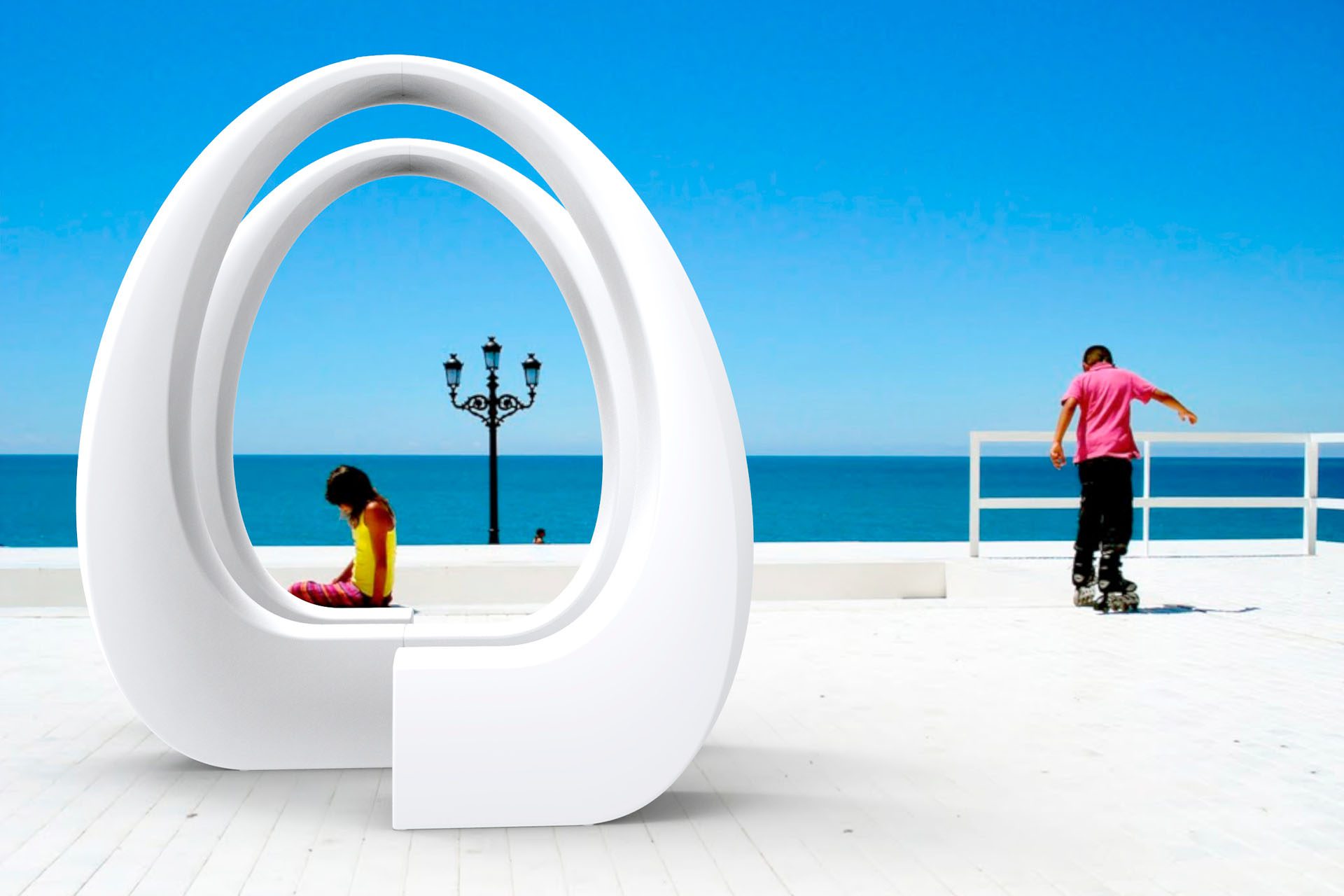 And bench design Fabio Novembre Vondom