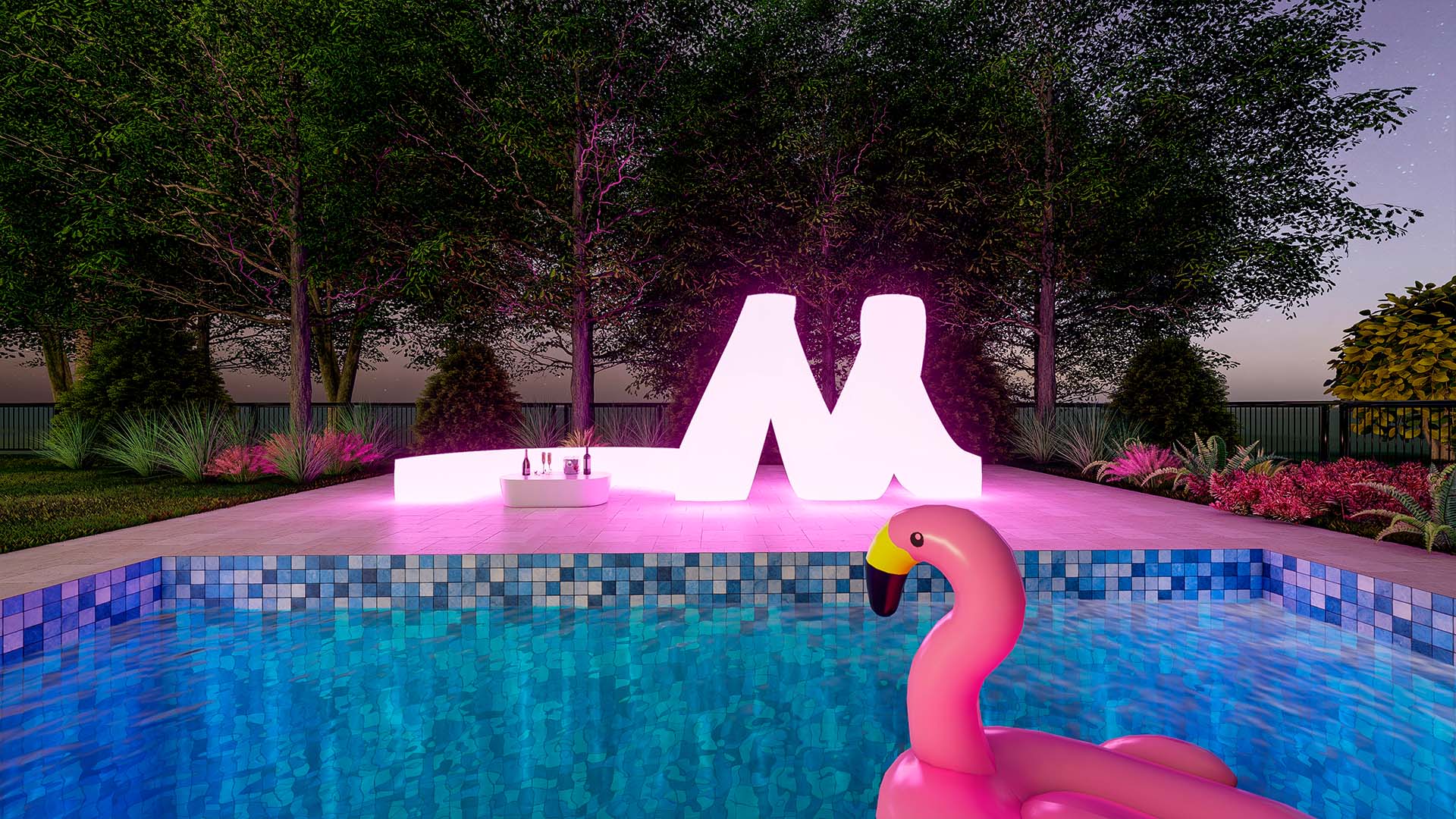 And bench design Fabio Novembre Vondom